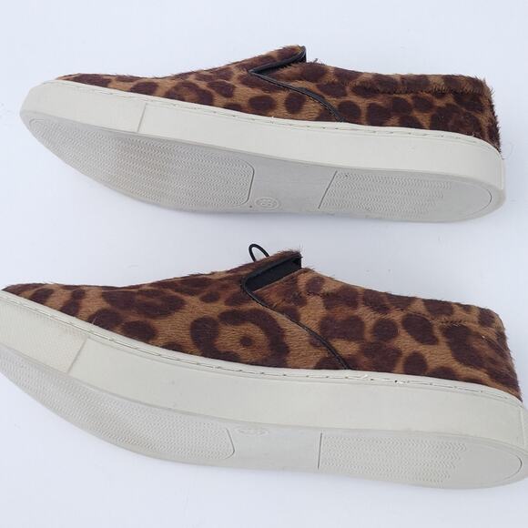 NEW Emergency Exit Cheetah Print Slip On Sneaker Shoes Size 8.5 Women Faux Fur - Picture 4 of 7